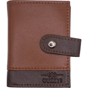 Erkek Vegan Sentetik Deri Dikey Kesim Spor Klasik Kartlık Cüzdan En 8.5X11 cm