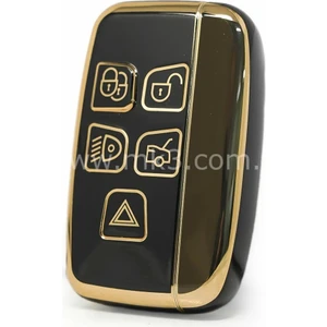 Barkas Elektronik Land Rover Range Rover Evoque Vogue Sport Discovery Freelander Discovery Sport Keyless Go Nano Anahtar Kılıfı 3 Buton Siyah