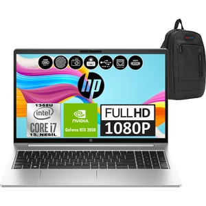 Hp Probook 450 G10 Intel Core I7 1355U 32GB 1tb SSD 4GB-RTX2050 15.6" Freedos Taşınabilir Bilgisayar 816A5EAWF05 + Weblegelsin Çanta