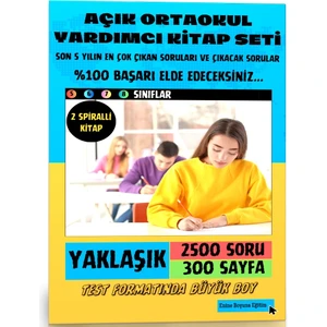 Enine Boyuna Eğitim Açık Ortaokul Yardımcı Kitap Seti