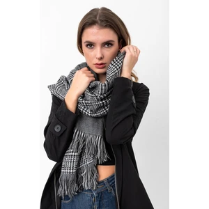 Saria Moda Çitf Taraflı Desen Kadın Omuz Şalı