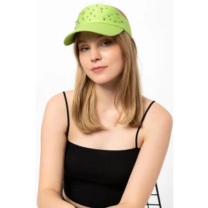 Saria Moda Taşlı Tenisçi Şapka