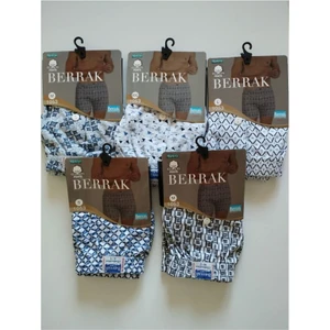 1053 5'li Pamuk Penye Rahat Kesim Erkek Boxer