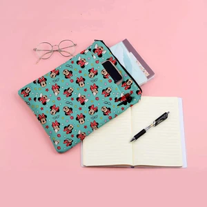 Desenli Yıkanabilir Cepli Kitap Kılıfı 20 x 25 cm Çok Amaçlı Çanta Book Cover
