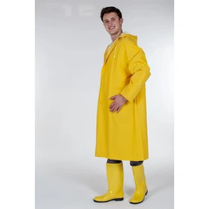 Toptancı Amca Yağmurluk Kalın Kumaşlı Pvc Yağmurluk 0.32 Micron Çift Cepli Kapşonlu Unisex