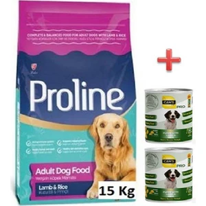 Pro Line Kuzu Etli & Pirinçli Yetişkin Köpek Maması 15 kg + Konserve Hediyeli