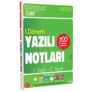 Tonguç Akademi 7. Sınıf Yazılı Notları 1. Dönem