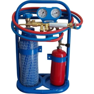 Oksijen Kaynak Seti 2 Litre Emniyet Valfli Lüx Model