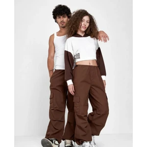 Deef Wear Y2K Harajuku Unisex Baggy Tactical Kargo Paraşüt Pantolon