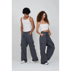 Deef Wear Y2K Harajuku Unisex Baggy Tactical Kargo Paraşüt Pantolon