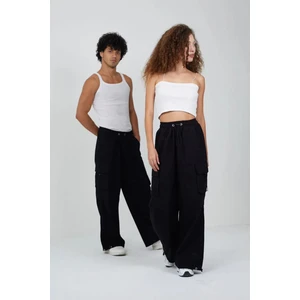 Deef Wear Y2K Harajuku Unisex Baggy Tactical Kargo Paraşüt Pantolon