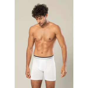 Erdem İç Giyim Erdem Beyaz Pamuk Elastan Uzun Boxer 1415