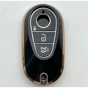 Şenyıldız Aksesuar Mercedes Benz C S Sınıf W206 W223 S350 C260 C300 S400 S450 S500  Lüks Anahtar Koruma Kılıfı