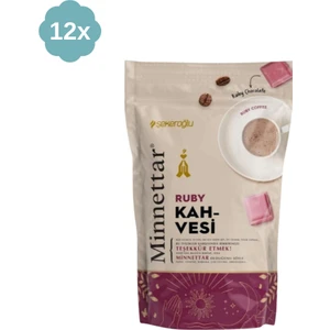 Minnettar Ruby Çikolatalı Kahve 165 gr x 12 Adet