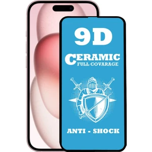 Caseart Apple iPhone 15 Tam Kaplayan Seramik Nano Esnek Ekran Koruyucu Cam