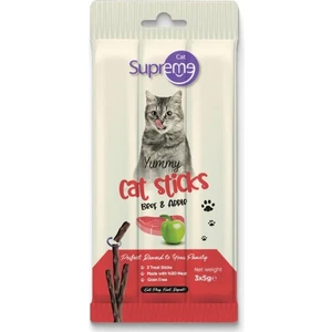 Pro Plan Supreme Cat Sığır Etli ve Elmalı Çubuk Kedi Ödül Maması 3'lü