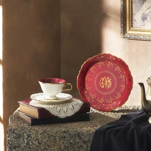 Cumhuriyet Yüzyılı Tulu Pasta Tabaklı Çay Takımı