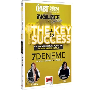 Yargı Yayınevi 2024 ÖABT İngilizce Öğretmenliği The Key To Tamamı Çözümlü 7 Deneme