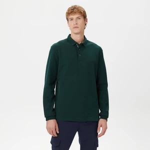 Nautıca Erkek Yeşil Classıc Fıt Uzun Kollu Polo K37351T.3KF