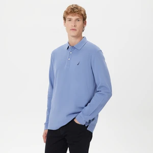 Nautıca Erkek Mavi Classıc Fıt Uzun Kollu Polo K37351T.4MY