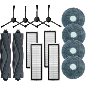 Dreame L10S Pro / RLS6L / Xiaomi S10 + Rulo Fırça Yan Fırça Hepa Filtre Paspas Bezi Paçavra Elektrikli Süpürge Parçaları (Yurt Dışından)