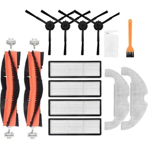 Xiaomi Mi Robot Vakum Paspas 2 Ultra STYTJ05ZHM Temizleyici Parça Ayrılabilir Ana Fırça Hepa Filtre Yan Fırça Paspas Bezi (Yurt Dışından)