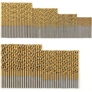 120 Adet Titanyum Matkap Ucu Seti Metal, Çelik, Ahşap, Plastik, Bakır, Alüminyum Alaşımı Için Hss Matkap Uçları, 1 Mm'den 3,5 Mm'ye (Yurt Dışından)