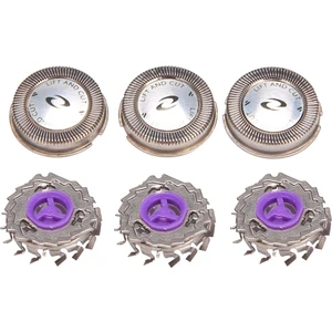 3 Adet/grup Yeni Yedek Tıraş Makinesi Kafası Philips Norelco Hq Hs Hp Serisi Hq3 Hq4 HQ56 HQ55 HQ300 Hq6 HQ916 Jilet (Yurt Dışından)