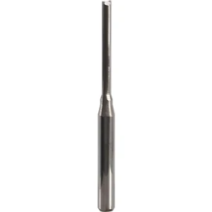 10 Adet Iki Flüt Düz Uçlu Frezeler Düz Yuvası Bit Ahşap Kesici Iki Çift Flüt Uçları 3.175X2X17MM Cnc Router Için (Yurt Dışından)