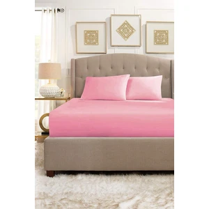Lady Moda Tek Kişilik Lastikli Çarşaf Seti 100X200 cm Pudra Pembe