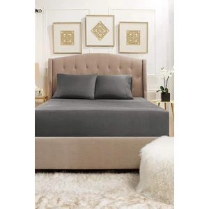 Lady Moda Tek Kişilik Lastikli Çarşaf Seti 100X200 cm Antrasit