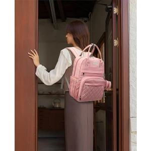 Love Home Anne Çantası Yeni Büyük Kapasiteli Bebek Arabası Çantası Kore Hafif, Kuru ve Islak Ayrılmış Sırt Çantası Süt Deposu Anne ve Bebek Çantası (Yurt Dışından)