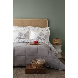 Apricitas Home Migra Gray Çift Kişilik  Pamuk Softly Uyku Seti