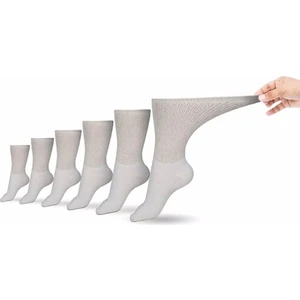 Erkek (40 - 44) Pamuklu Penye Çorap Şeker Çorabı Lastiksiz ve Koku Önleyici Çorap 6 Adet