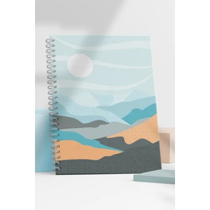 Bullet Journal Defter | A5 Defter | Noktalı Sayfalı | Metal Spiralli | 100 Sayfa(50 Yaprak)