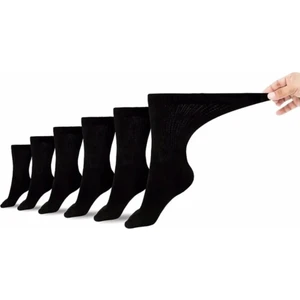 Erkek (40 - 44) Pamuklu Penye Çorap Şeker Çorabı Lastiksiz ve Koku Önleyici Çorap 6 Adet