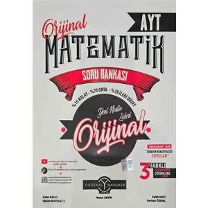 Orijinal Yayınları  AYT Matematik Soru Bankası