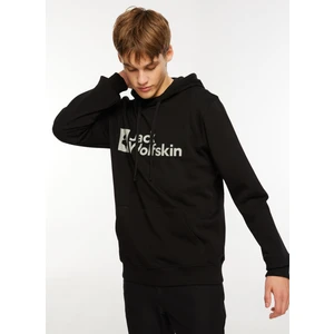 Jack Wolfskin Arthur Hoody Siyah Erkek Kapüşonlu Sweatshirt 1000001TR
