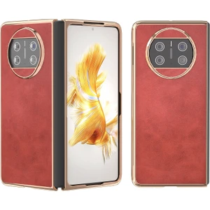 Zsunsky Shop Huawei Mate X3 Için Buzağı Dokulu Pu Kılıf (Yurt Dışından)