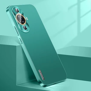 Zsunsky Shop Huawei Nova 11 Pro Için Mikro Buzlu Metal Boya Telefon Kılıfı (Yurt Dışından)