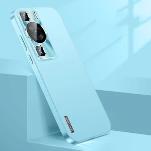 Zsunsky Shop Huawei P60 Pro Için Mikro Buzlu Metal Boya Telefon Kılıfı (Yurt Dışından)