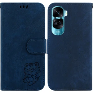 Zsunsky Shop Honor 90 Lite Için Küçük Kaplan Kabartmalı Deri Kılıf (Yurt Dışından)