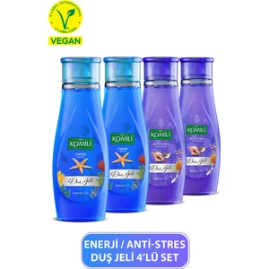 Anti-Stres & Enerji Avantajlı Duş Jeli Set - 4 x 500 ml