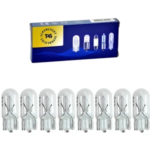 12V 5W Dipsiz Standart T10 Ampul 10 Adet