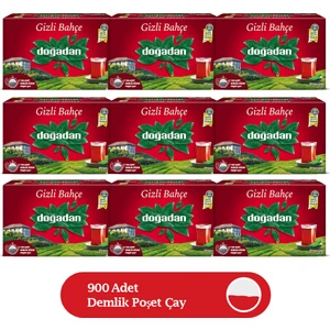 Gizli Bahçe Demlik Poşet Çay 100'lü 9 Paket