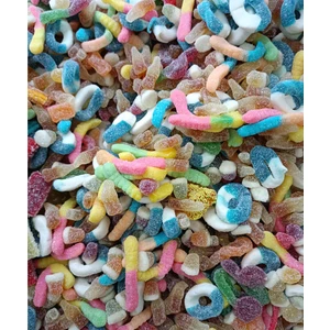 Nostalji Kutusu Ekşi Jelibon Şeker Yumuşak Şekerleme 1 Kilo