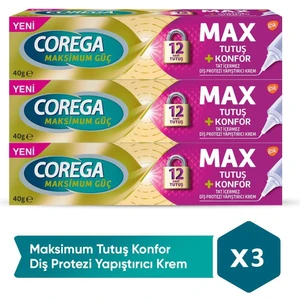 Yastık Konforlu Diş Protezi Yapıştırıcı Krem x 3 Adet