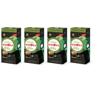 Nespresso Uyumlu Alüminyum Kapsül Kahve Brasile 10'lu * 4 Adet - Yoğunluk 8