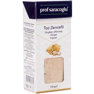 Prof Saraçoğlu Prof Saracoglu Toz Zencefil 115 Gr.