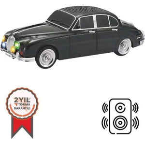 WS-596 Taşınabilir Kablosuz Bluetooth Hoparlör Siyah